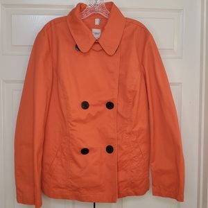 NWOT Lands End Canvas Pea Coat